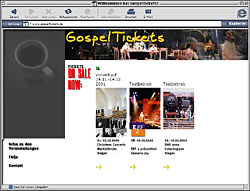 WebSite "GospelTickets"