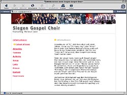 WebSite Siegen Gospel Choir